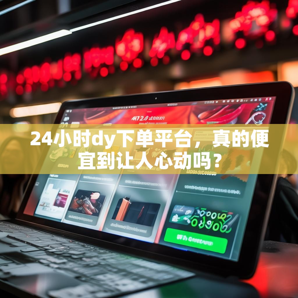 24小时dy下单平台，真的便宜到让人心动吗？