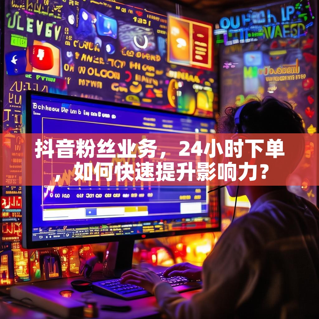 抖音粉丝业务，24小时下单，如何快速提升影响力？
