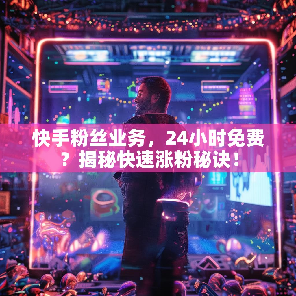 快手粉丝业务，24小时免费？揭秘快速涨粉秘诀！