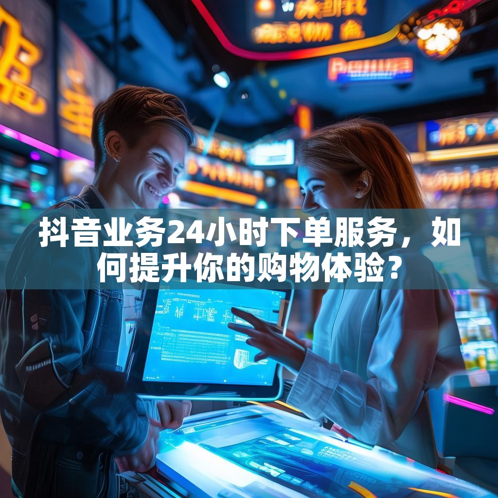 抖音业务24小时下单服务，如何提升你的购物体验？