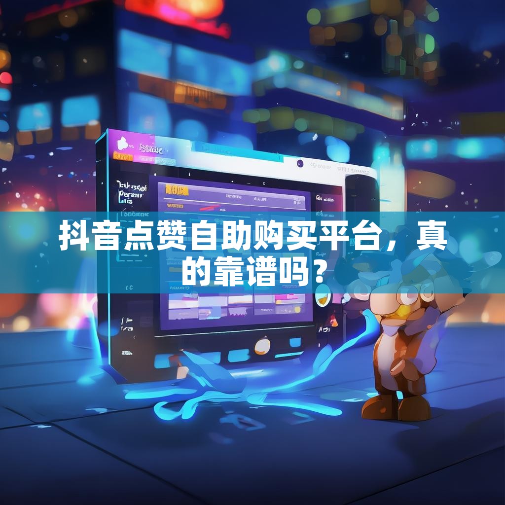 抖音点赞自助购买平台，真的靠谱吗？
