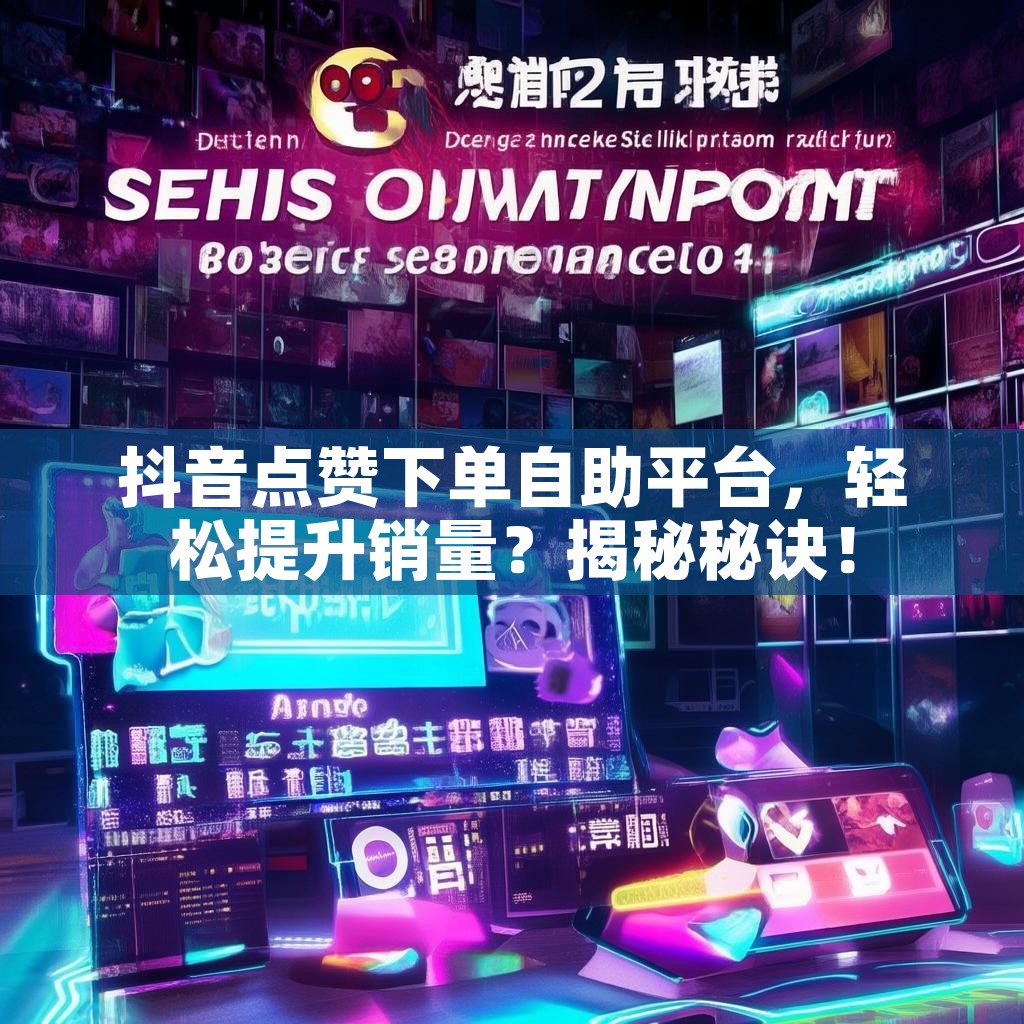抖音点赞下单自助平台，轻松提升销量？揭秘秘诀！