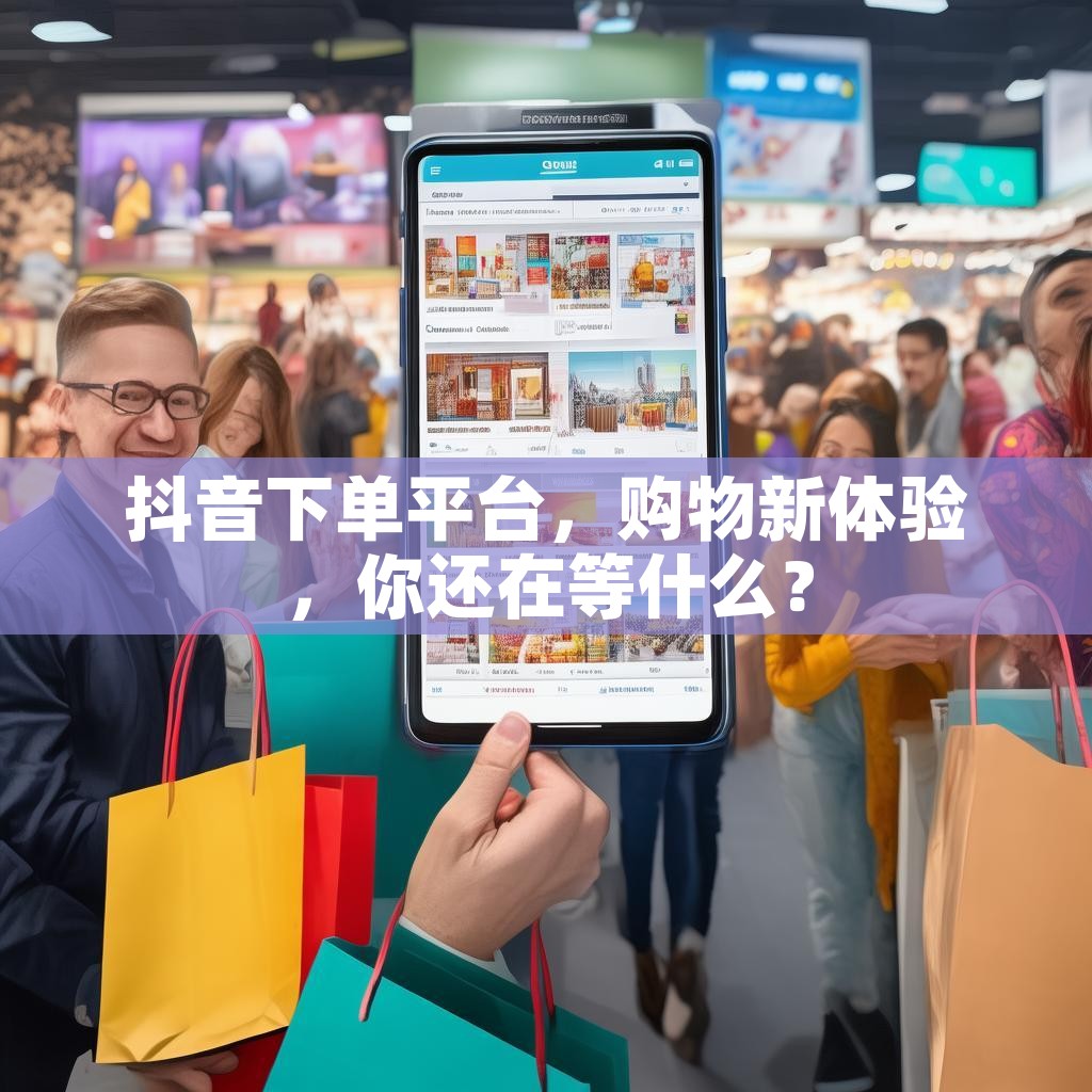 抖音下单平台，购物新体验，你还在等什么？
