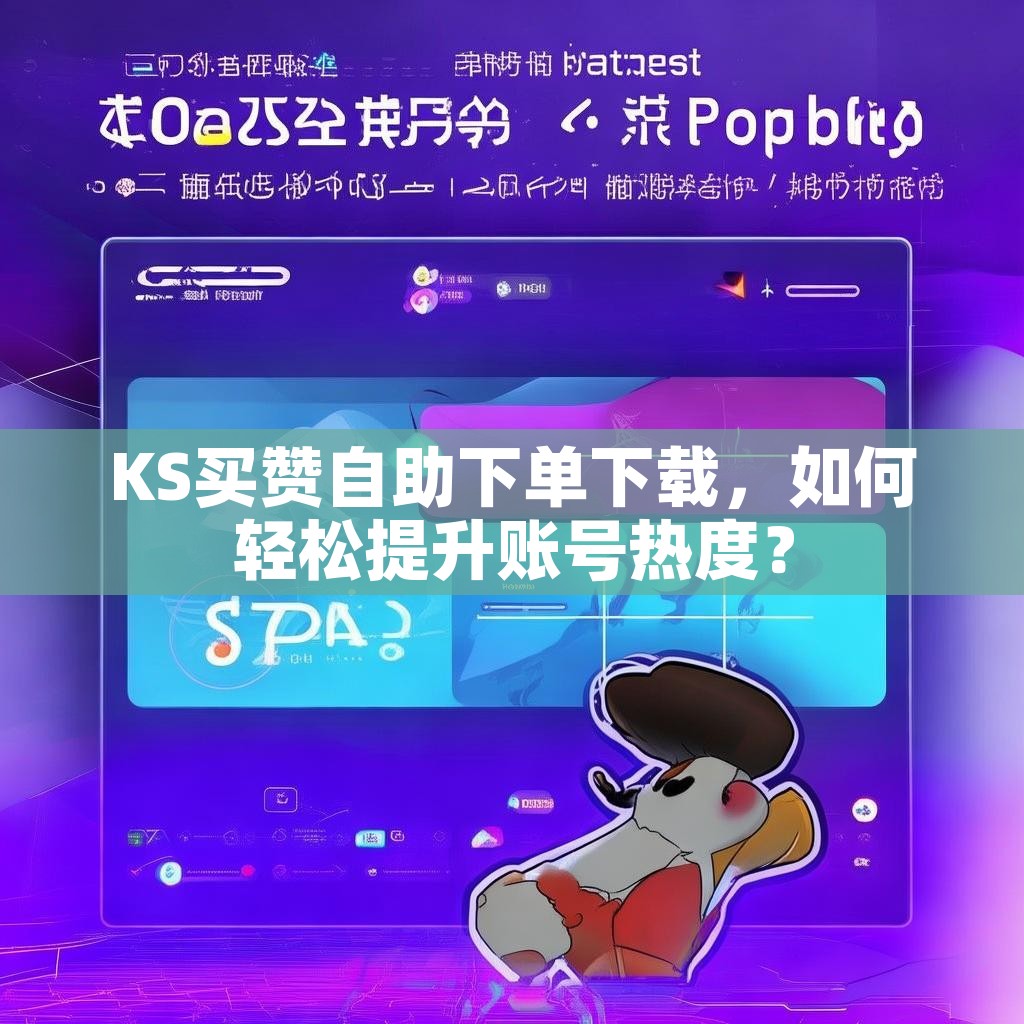 KS买赞自助下单下载，如何轻松提升账号热度？