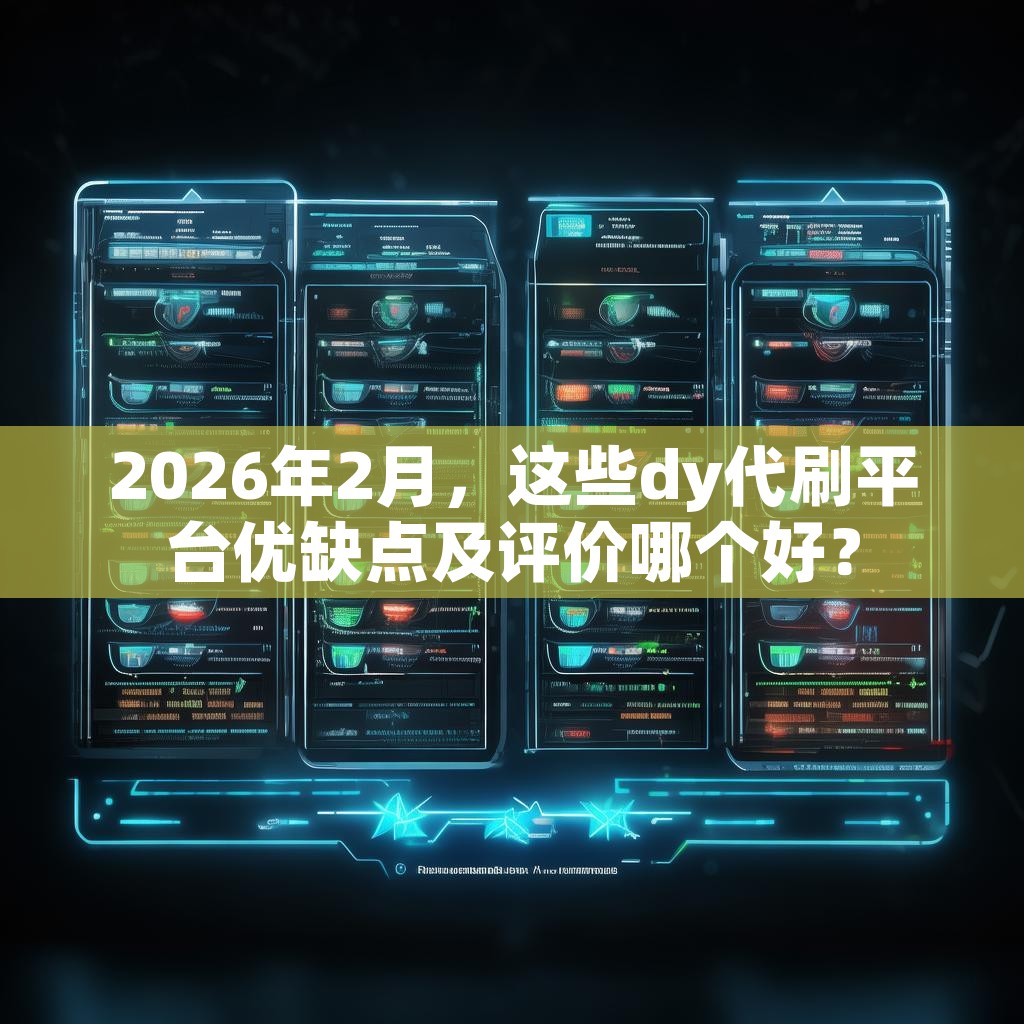 2026年2月，这些dy代刷平台优缺点及评价哪个好？