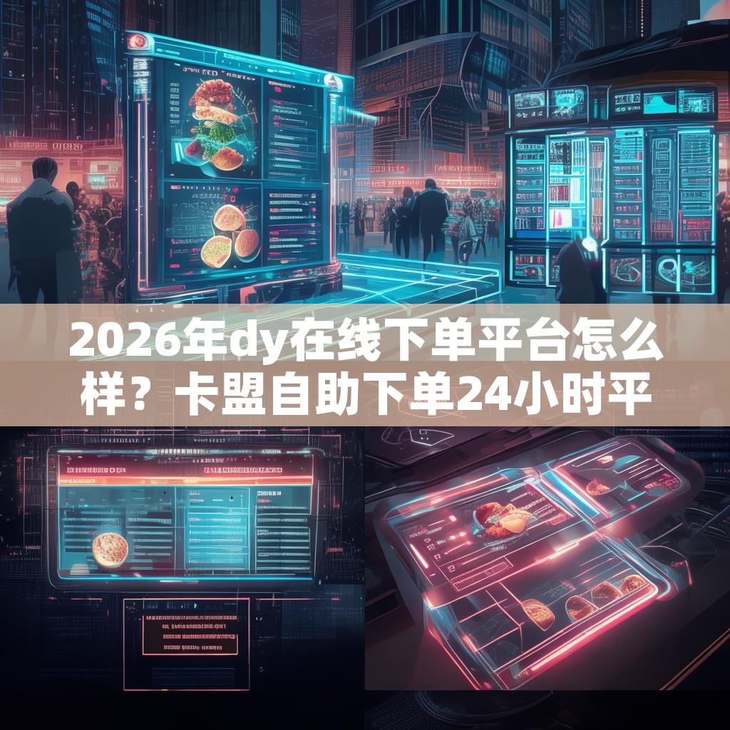 2026年dy在线下单平台怎么样？卡盟自助下单24小时平台优缺点大揭秘