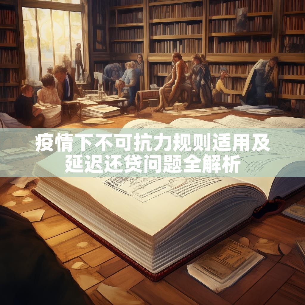 疫情下不可抗力规则适用及延迟还贷问题全解析