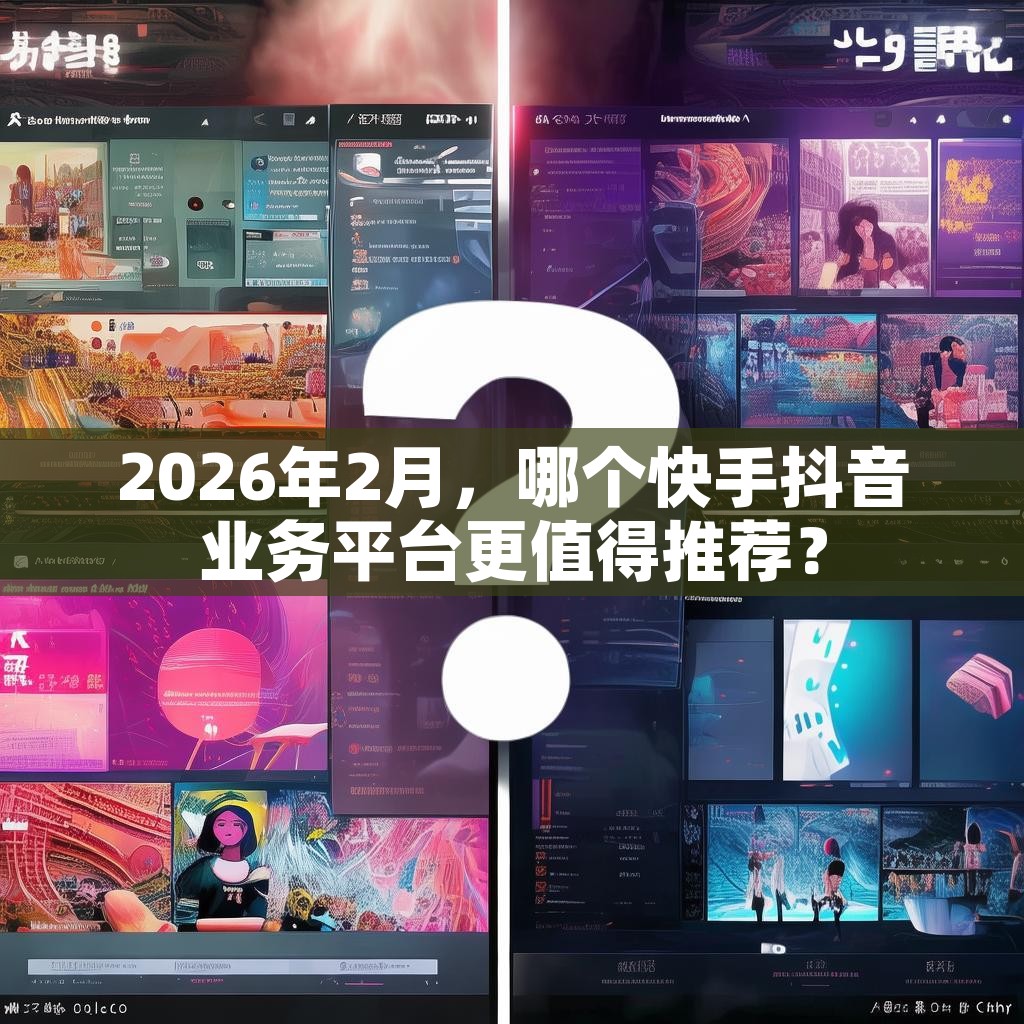 2026年2月，哪个快手抖音业务平台更值得推荐？