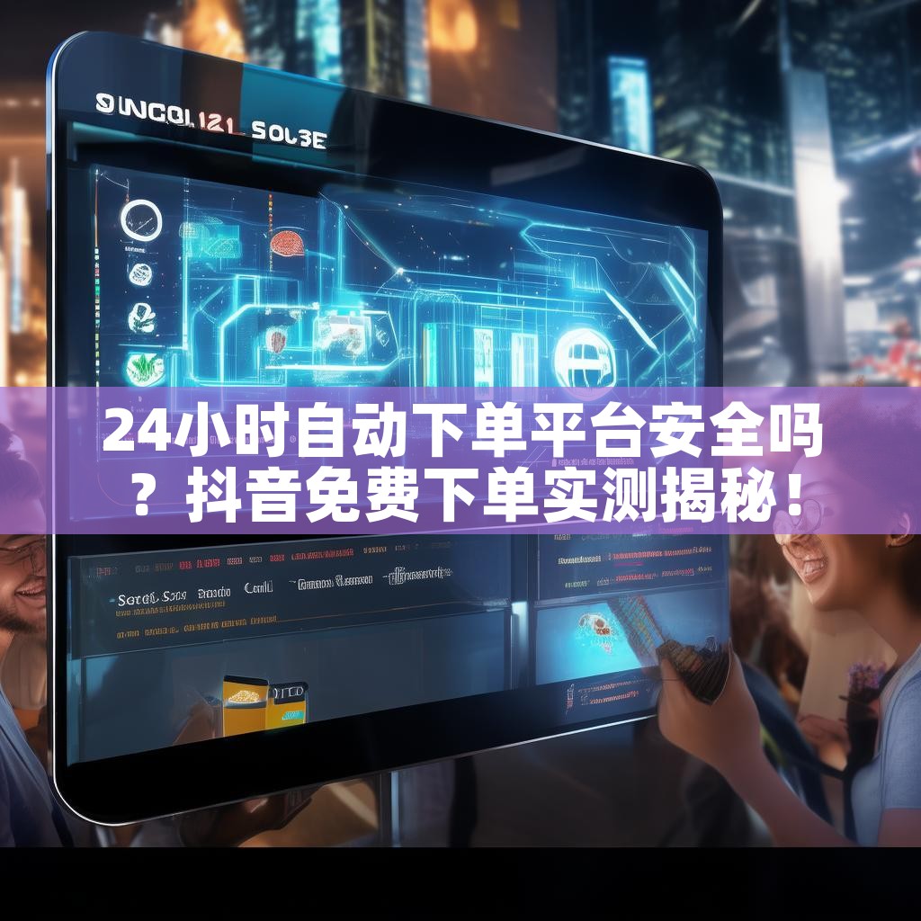 24小时自动下单平台安全吗？抖音免费下单实测揭秘！