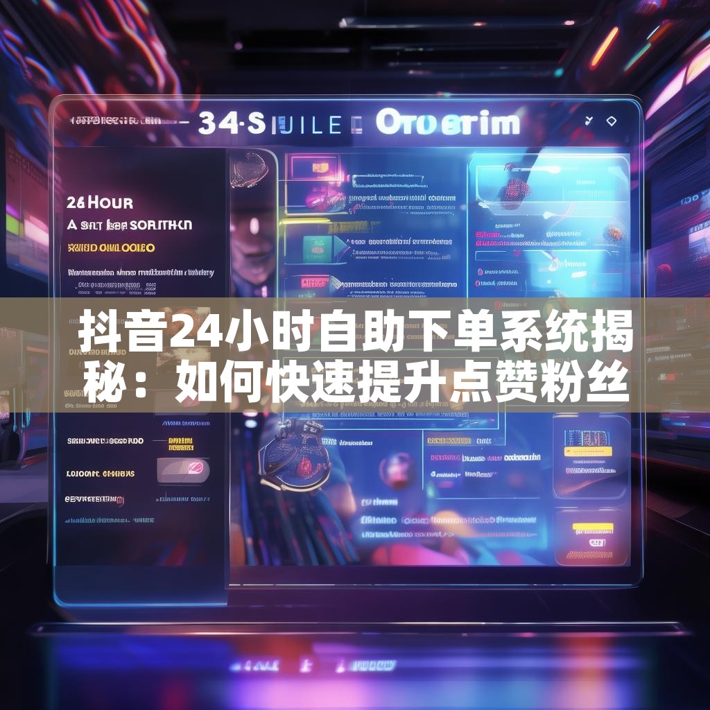 抖音24小时自助下单系统揭秘：如何快速提升点赞粉丝？