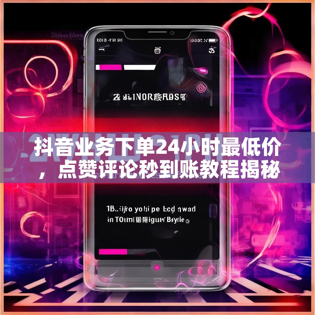 抖音业务下单24小时最低价，点赞评论秒到账教程揭秘？