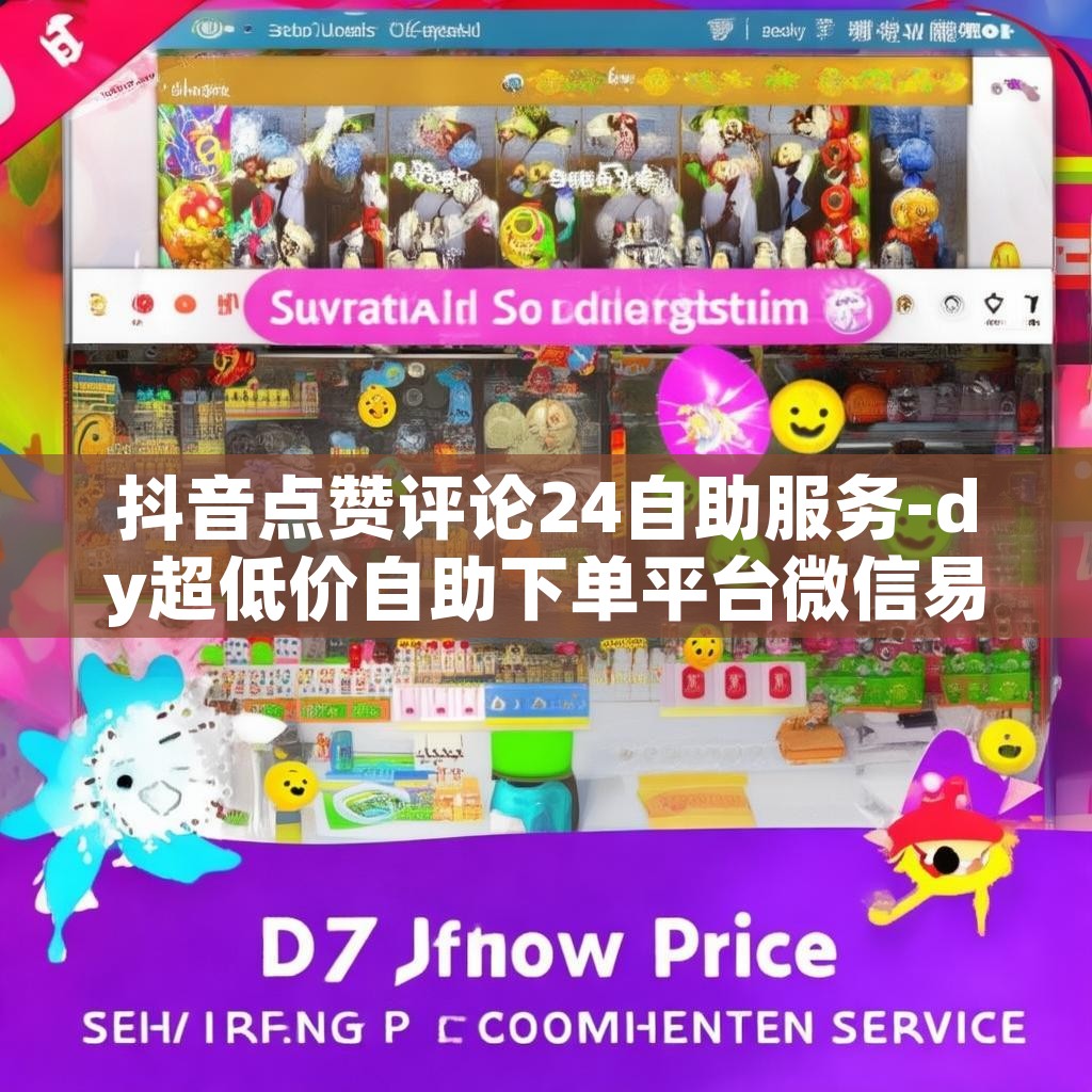 抖音点赞评论24自助服务-dy超低价自助下单平台微信易