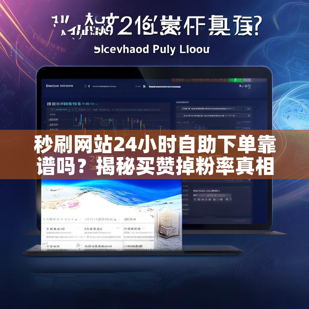 秒刷网站24小时自助下单靠谱吗？揭秘买赞掉粉率真相！