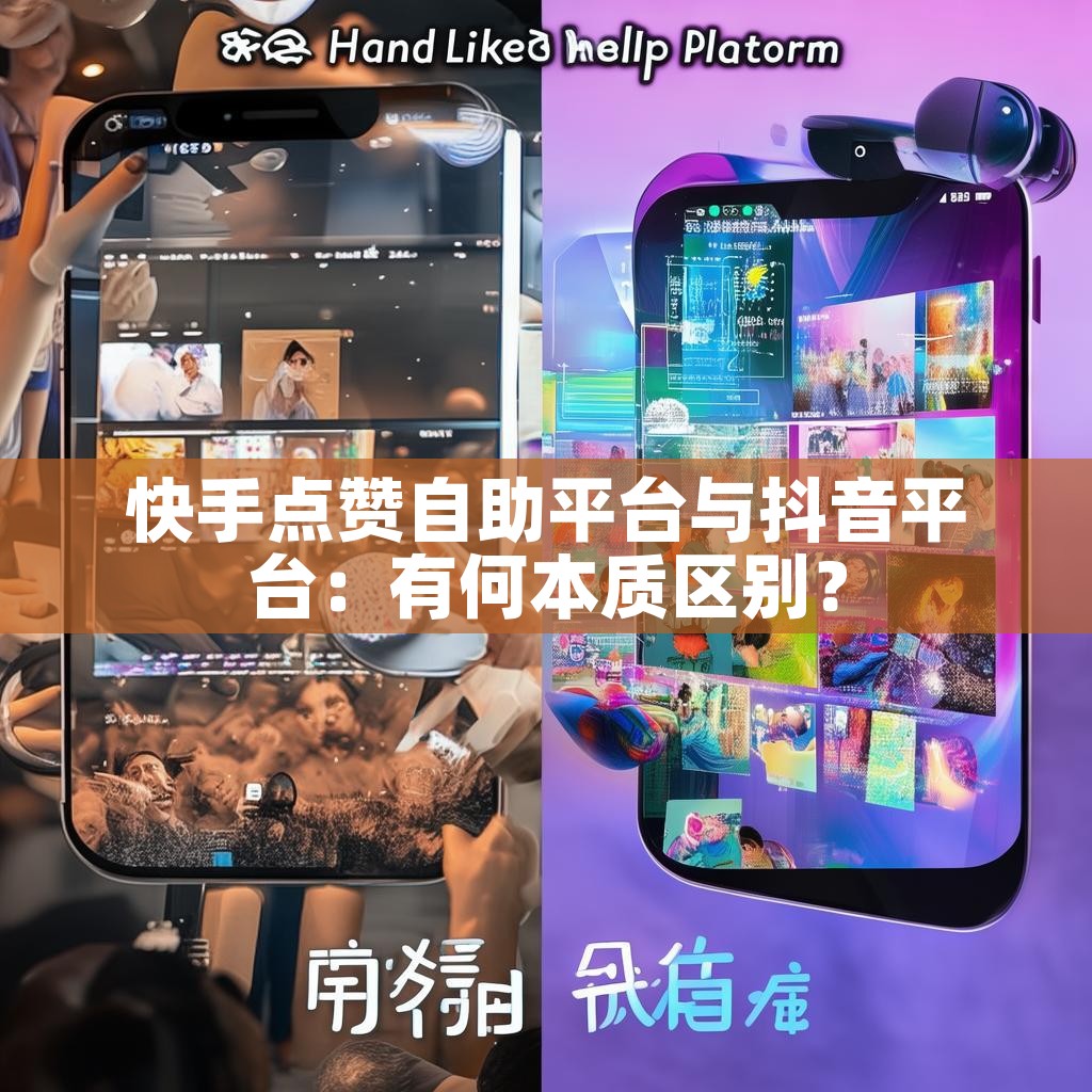 快手点赞自助平台与抖音平台：有何本质区别？