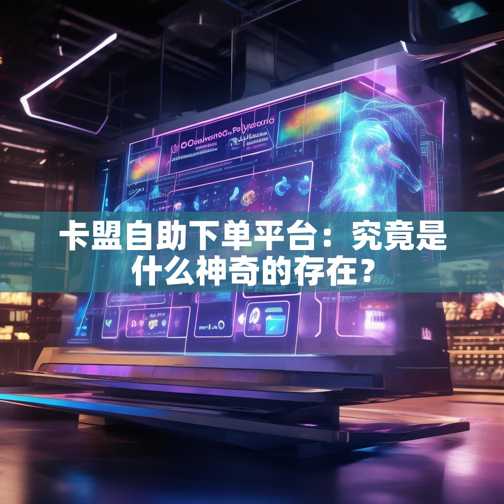 卡盟自助下单平台：究竟是什么神奇的存在？