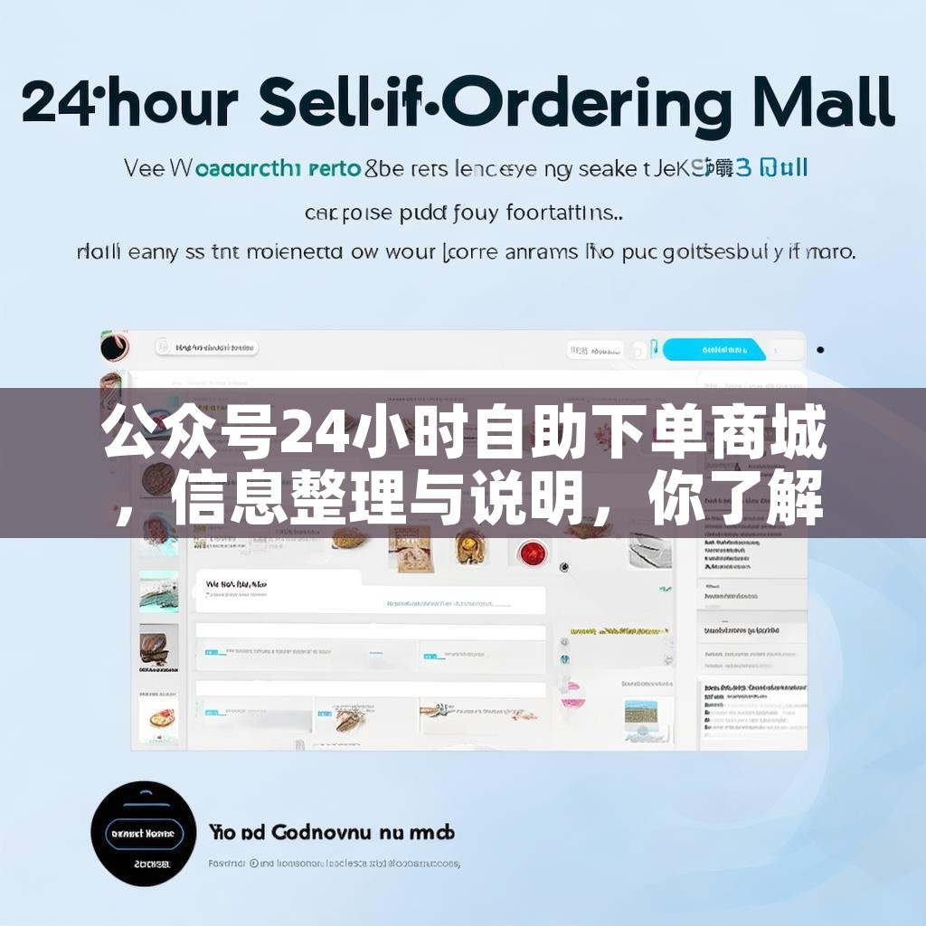 公众号24小时自助下单商城，信息整理与说明，你了解多少？