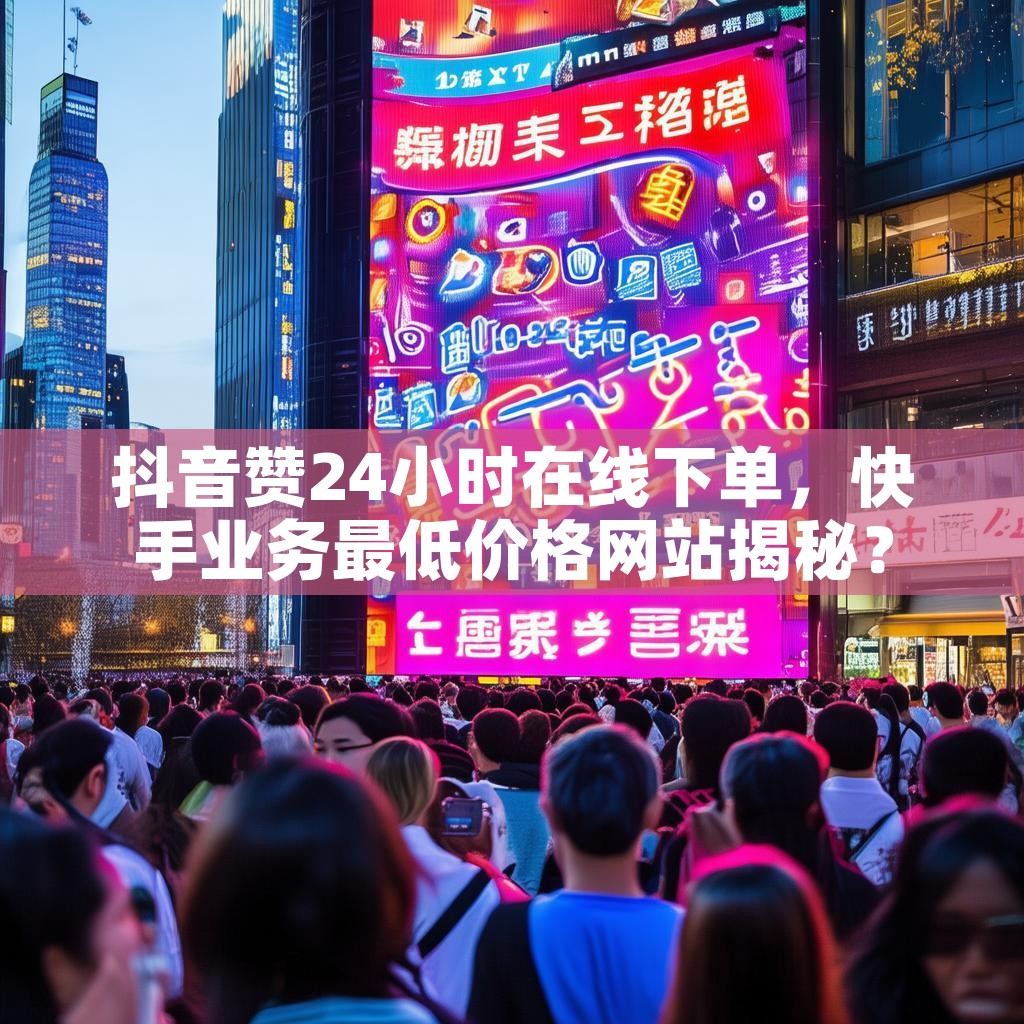 抖音赞24小时在线下单，快手业务最低价格网站揭秘？