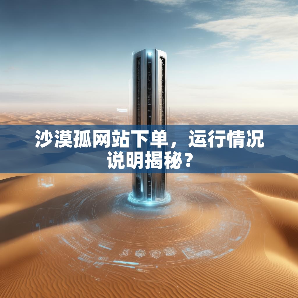沙漠孤网站下单,运行情况说明揭秘? 沙漠孤网站下单,运行情况说明揭秘?