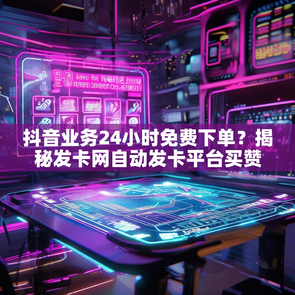 抖音业务24小时免费下单?揭秘发卡网自动发卡平台买赞秘诀! 抖音业务24小时免费下单?揭秘发卡网自动发卡平台买赞秘诀!
