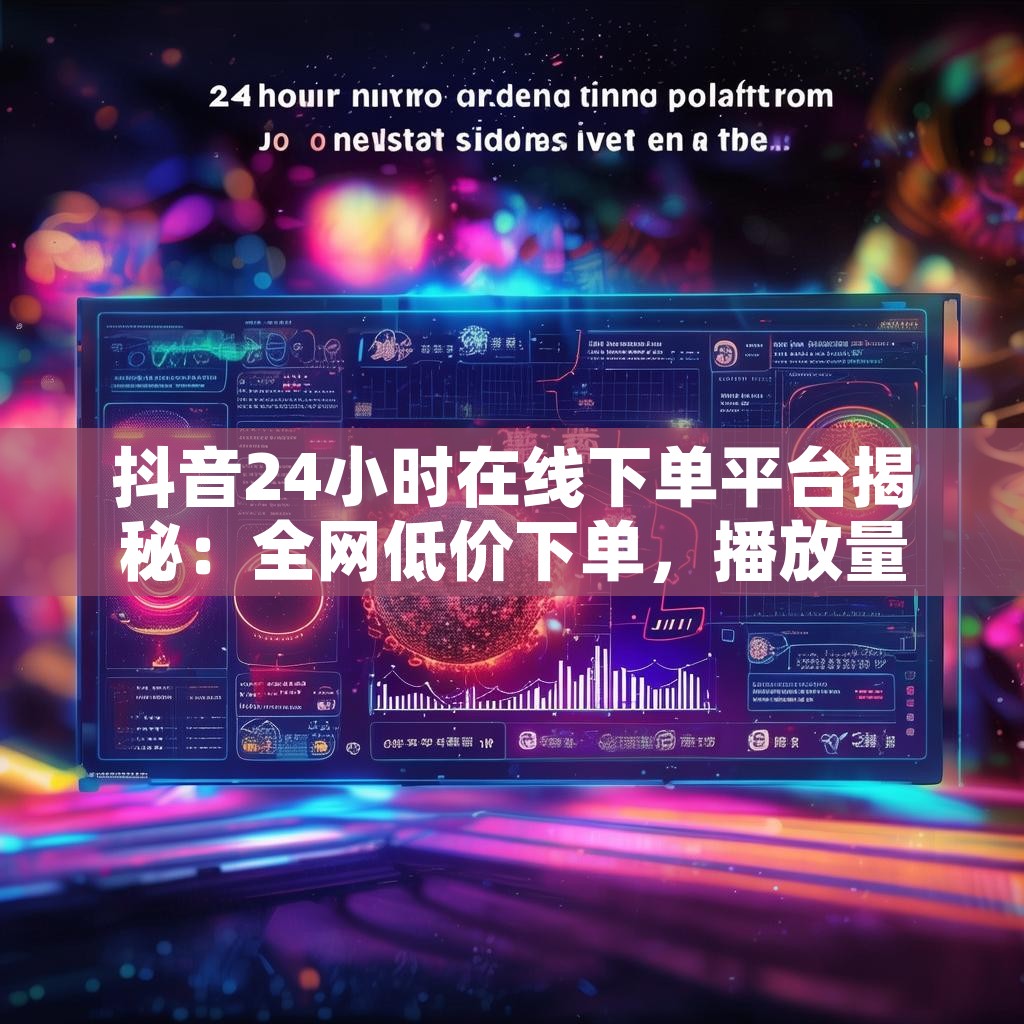 抖音24小时在线下单平台揭秘：全网低价下单，播放量飙升的秘密？