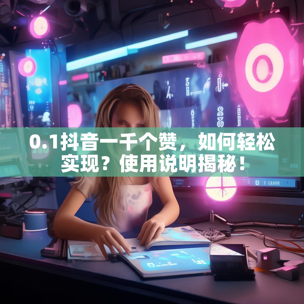 0.1抖音一千个赞，如何轻松实现？使用说明揭秘！