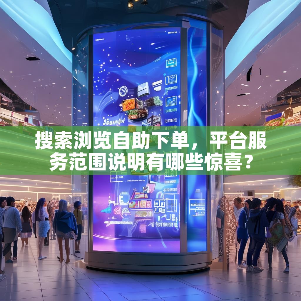 搜索浏览自助下单，平台服务范围说明有哪些惊喜？