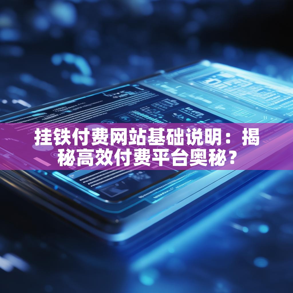 挂铁付费网站基础说明：揭秘高效付费平台奥秘？