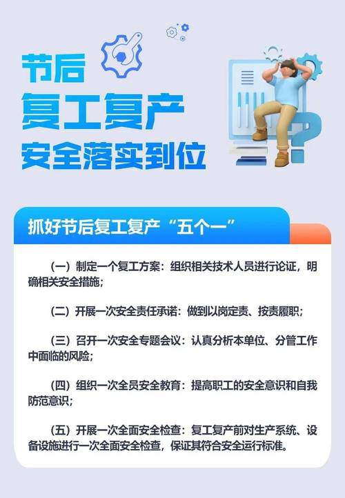 复工复产安全巡查要点及风险提示，保障企业节后有序开工